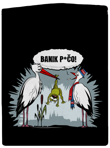 Banik p*čo! dámská mikina na zip Black