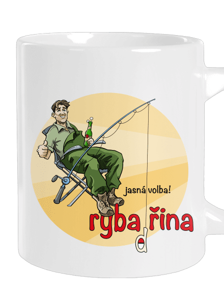 Rybadřina velký hrnek White