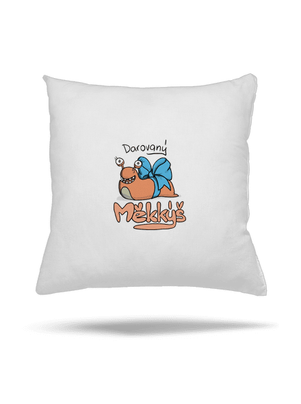 Darovaný měkkýš polštář White