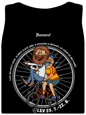 Cyklistický horoskop: Lev dámské tílko klasické Black