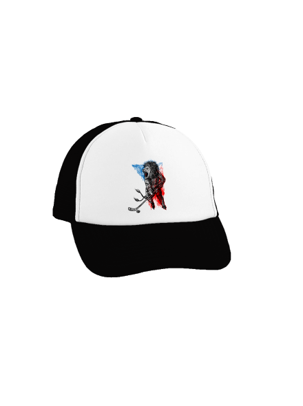 Hokejový lev kšiltovka truckerka Black cap