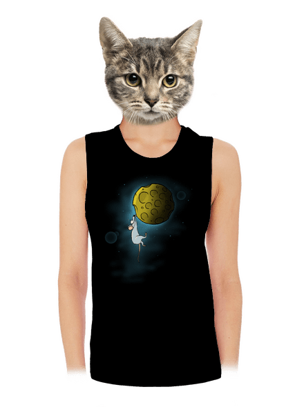 Můnčíz dámské tílko volné Black