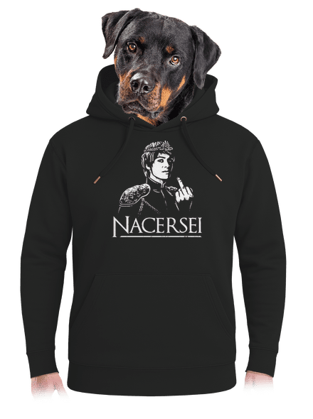 Nacersei unisex mikina premium Dark Black