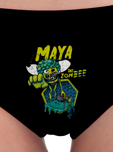 Zombee Mája dámské kalhotky Black