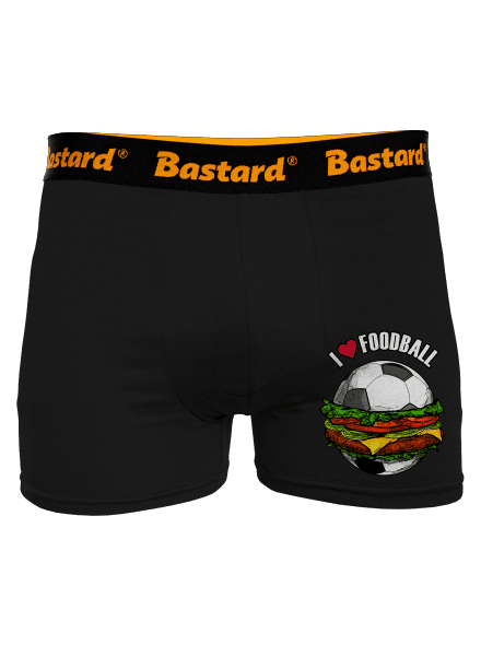 Foodball boxerky Black