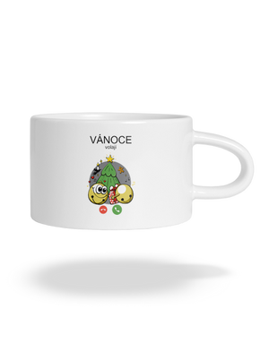 Vánoce volají hrnek makronka White