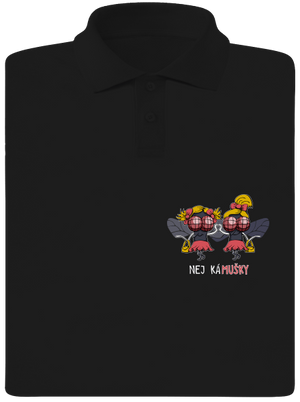 Nej kámušky pánská polokošile Black
