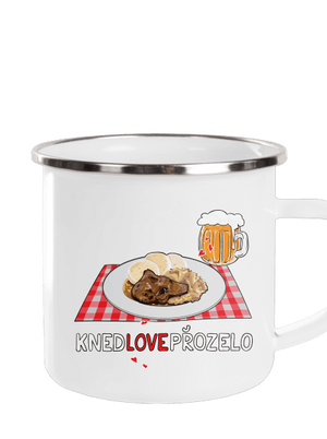 Knedlo vepřo zelo plecháček White