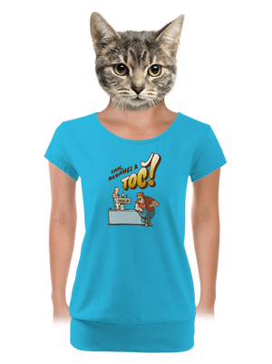 dámské tričko s lemem