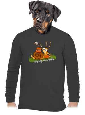 Makám na baráku pánské dlouhý rukáv Dark Grey