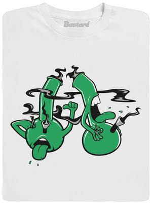 Bongo kašel pánské dlouhý rukáv White