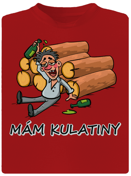 Mám kulatiny pánské sportovní tričko Red Mal