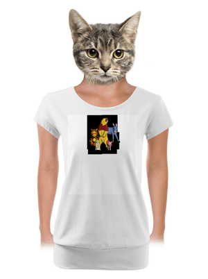 dámské tričko s lemem