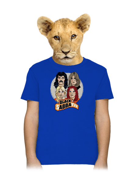 Black Abba dětské tričko Royal Blue