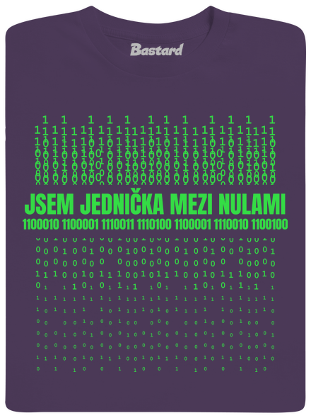 Jednička mezi nulami pánské tričko Urban Purple