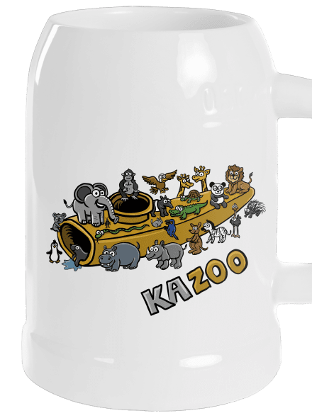 KaZoo půllitr White