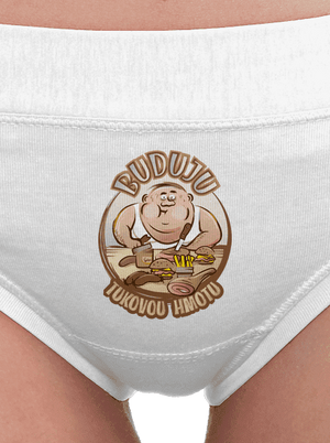 Tuková hmota dámské kalhotky White