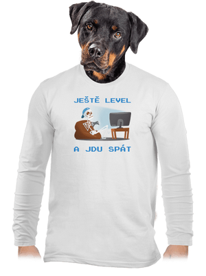 Ještě level pánské dlouhý rukáv White