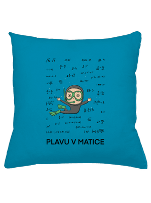 Plavu v matice polštář Blue Turquoise