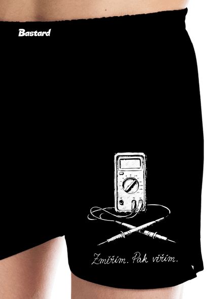 Změřím, pak věřím pánské trenky Black