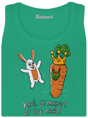 Král je mrkev, ať žije král dámské tílko klasické Mint Mal