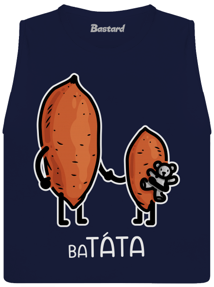 Batáta dámské tílko volné Navy