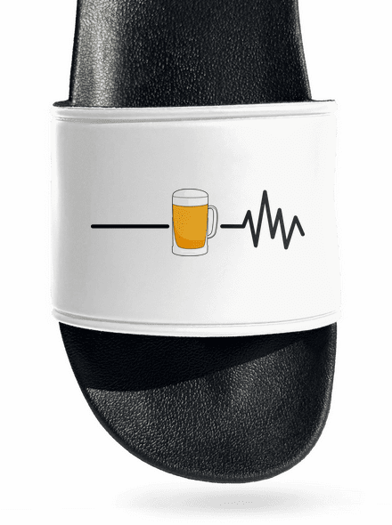 Beer help pantofle White