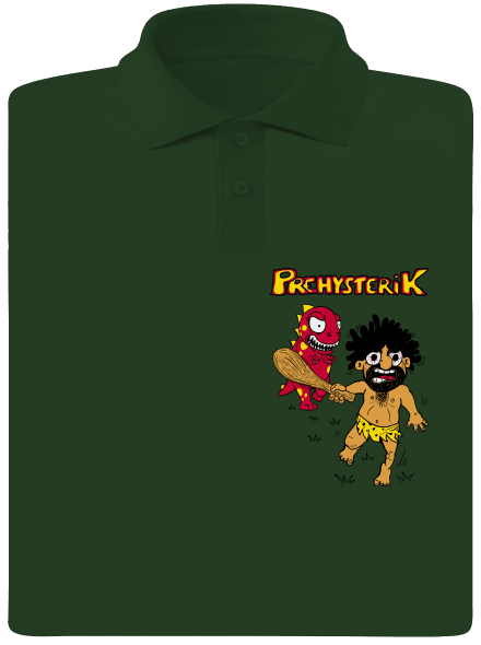 Prehysterik pánská polokošile Bottle Green Mal