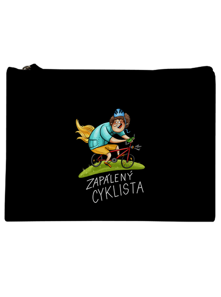 Zapálený cyklista taštička Black
