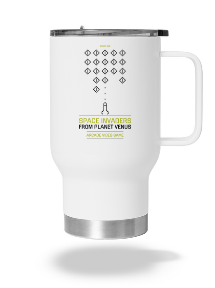 Space Invaders termohrnek White