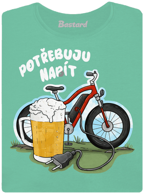 Potřebuju napít dámské tričko premium Mint Mal