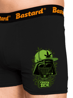 Green Side boxerky Black