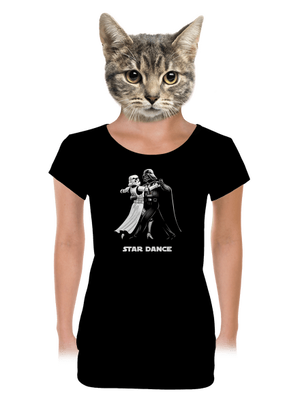 dámské tričko s lemem