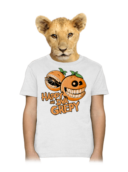 Happy grepy dětské tričko White