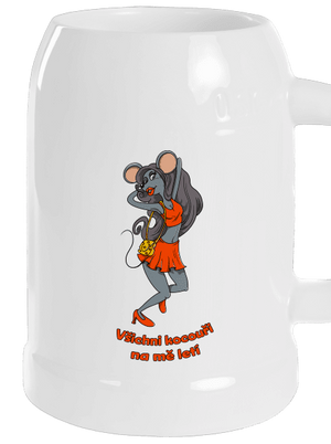 Myška půllitr White