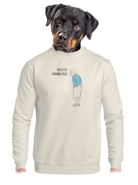 unisex mikina bez kapuce