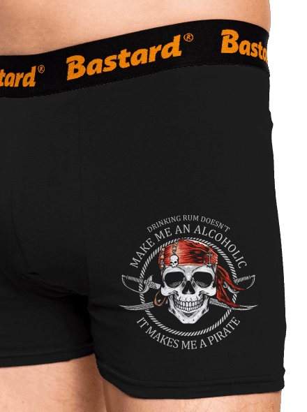 Pirát  boxerky Black
