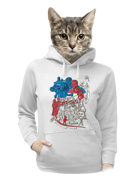 Jsem Čech dámská mikina klokanka White