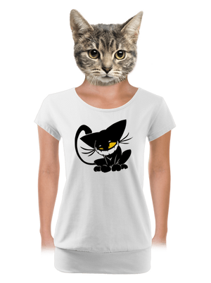 dámské tričko s lemem