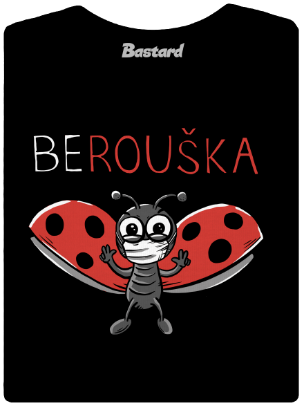 Berouška dámské tričko s lemem Black