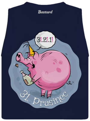 31. Prasinec dámské tílko volné Navy