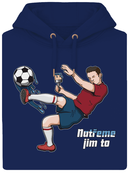 Natřeme jim to - Fotbal unisex mikina premium Navy