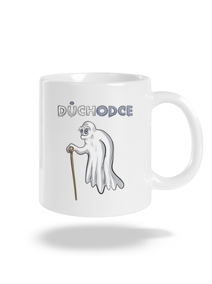 Duch důchodce klasický hrnek White