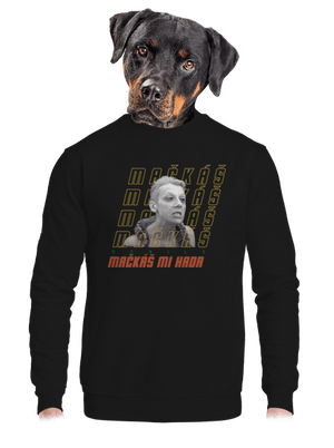 unisex mikina bez kapuce