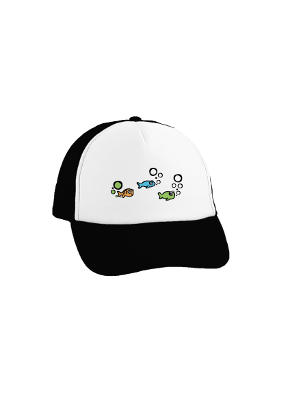 Nehoda kšiltovka truckerka Black cap