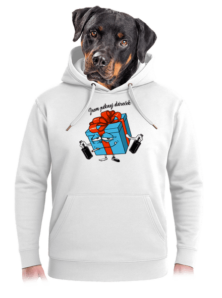 Dáreček unisex mikina premium Snowwhite