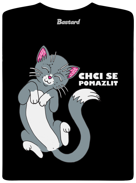 Chci se pomazlit dětské tričko Black