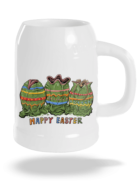 Happy Easter půllitr White