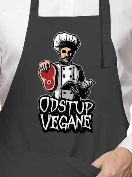 Odstup vegane zástěra Dark Grey