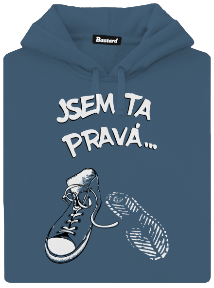 Hledám tu pravou dámská mikina klokanka Denim